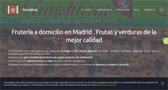 Desktop Screenshot of fruteria-gourmet-madrid.com